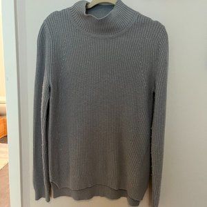 Banana Republic Woman's Blue Wool Turtleneck Knit Sweater Size M